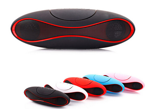 New Portable Bluetooth Stereo speaker with Memory Card slot FM radio for smartphone