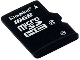 Kingston 16GB microSDHC Card