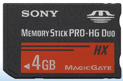 SONY 4GB Memory Stick PRO-HG Duo Card