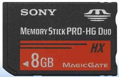 SONY 8GB Memory Stick PRO-HG Duo Card