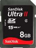 SanDisk Ultra II 8GB SDHC Card