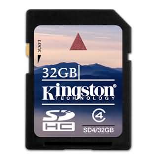 Kingston 32GB SDHC card