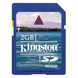Kingston 2GB SD card