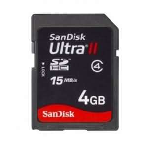 SanDisk Ultra II 4GB SDHC Card