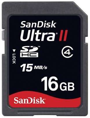 SanDisk Ultra II 16GB SDHC Card