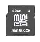 SanDisk 4GB miniSDHC card