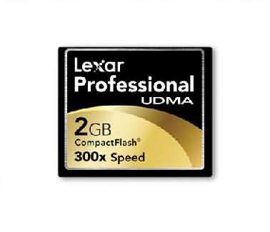 Lexar UDMA 300X 2GB Compact Flash Card