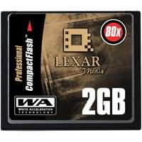 Lexar Media 80X Professional Series 2GB Compact Flash Card