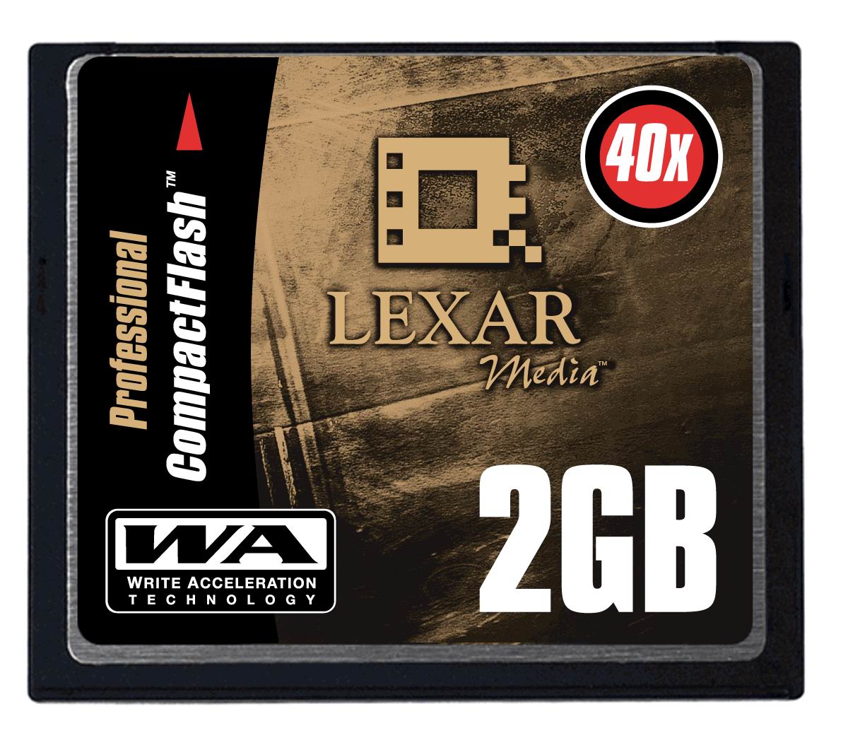 Lexar Media 40X Professional Series 2GB Compact Flash Card