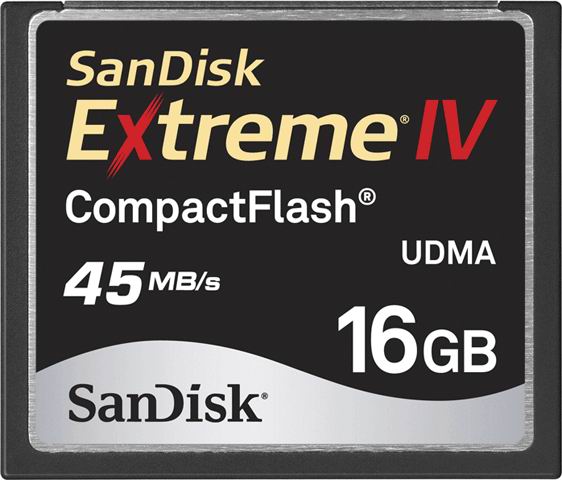 SanDisk Extreme IV 16GB Compact Flash Card