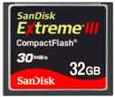 SanDisk Extreme III 32GB Compact Flash Memory Card