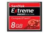 SanDisk Extreme 8GB Compact Flash Card Ducati Edition