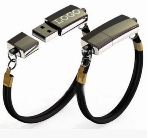 New black bracelet wrist band usb 2.0 memory stick