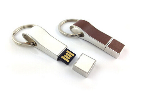 USB Flash Memory Leather credit card type usb flash drive
