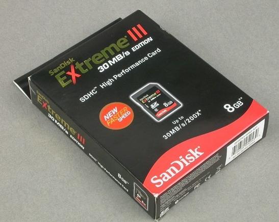 Extreme III SDHC(8GB)